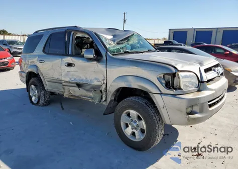 2005 Toyota Sequoia Sr5 z USA, uszkodzony, nr VIN 5TDZT34A05S257960